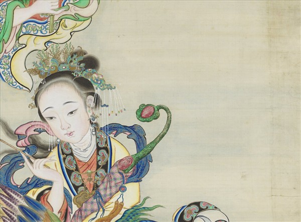 清許良標畫仙人圖　軸