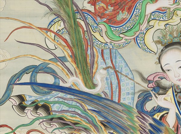 清許良標畫仙人圖　軸