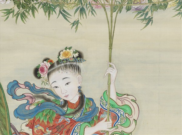 清許良標畫仙人圖　軸