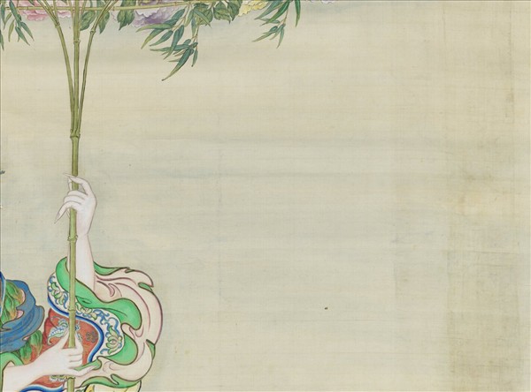 清許良標畫仙人圖　軸