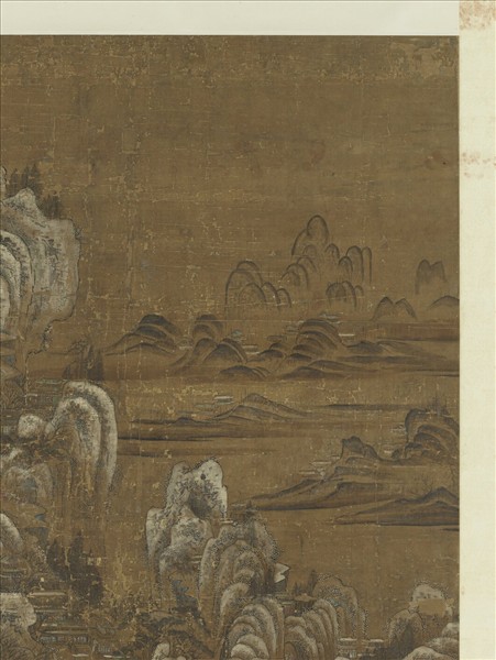 清院本山水樓閣圖　軸