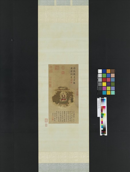 清馮翊畫大士像　軸