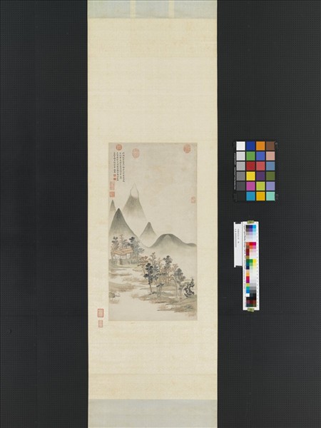 明顧凝遠山水　軸