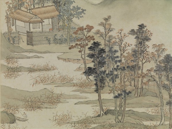 明顧凝遠山水　軸