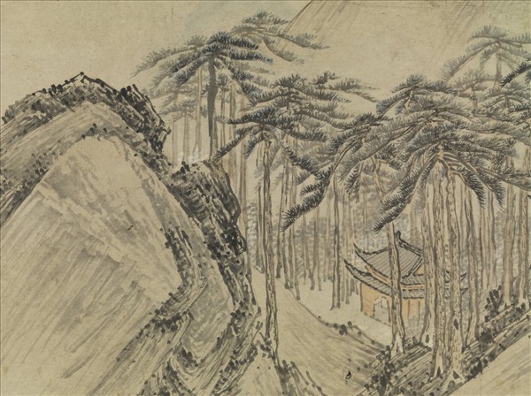 明袁尚統歲朝圖　軸