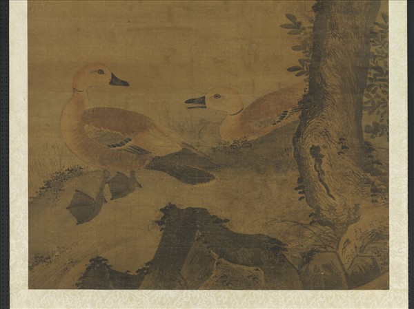 明人畫花鳥　軸