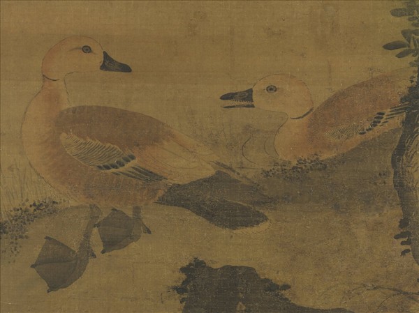明人畫花鳥　軸
