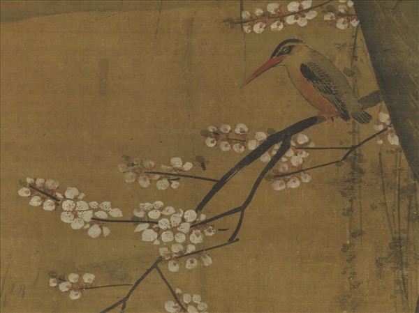 明人畫花鳥　軸