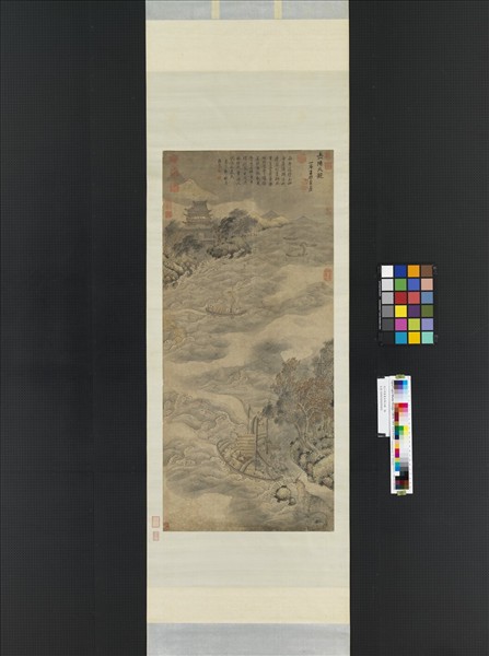 清王時翼畫岳陽大觀　軸