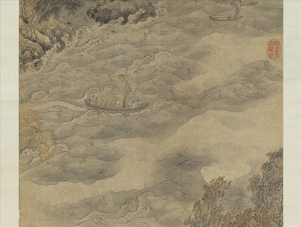 清王時翼畫岳陽大觀　軸