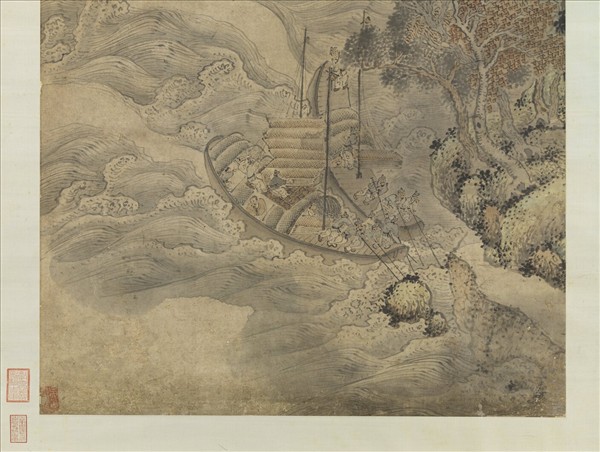 清王時翼畫岳陽大觀　軸