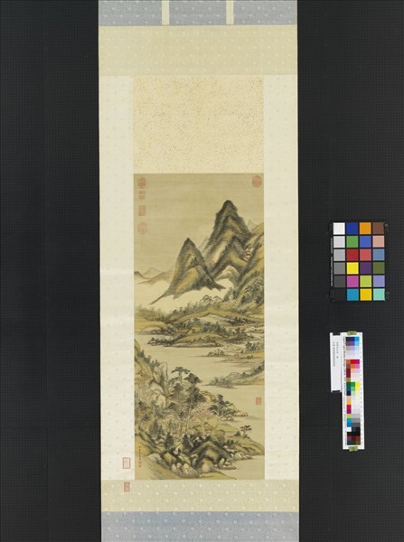 清赫奕山水　軸