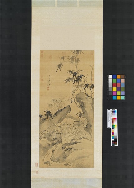 清蔣廷錫畫水仙　軸