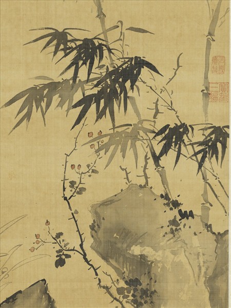 清蔣廷錫畫水仙　軸