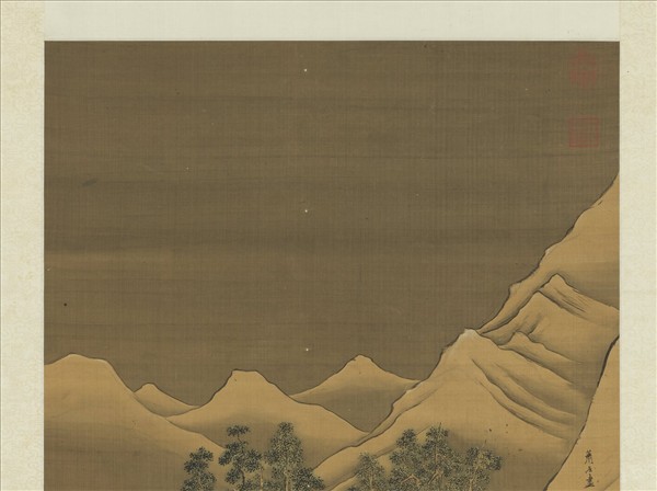 清蕭晨豐年瑞雪　軸