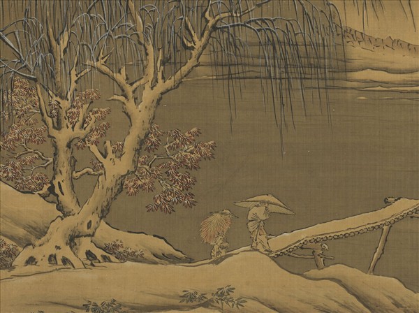 清蕭晨豐年瑞雪　軸