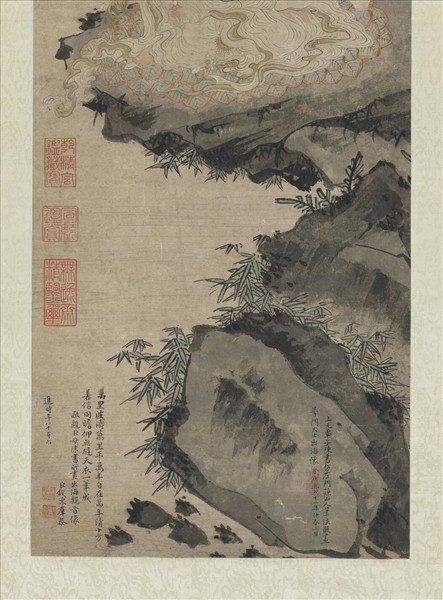 清陳書出海大士像　軸