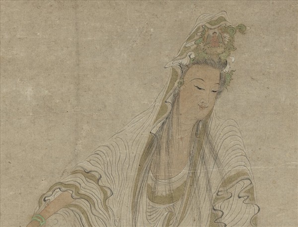 清陳書出海大士像　軸