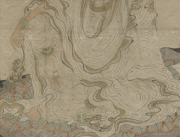 清陳書出海大士像　軸