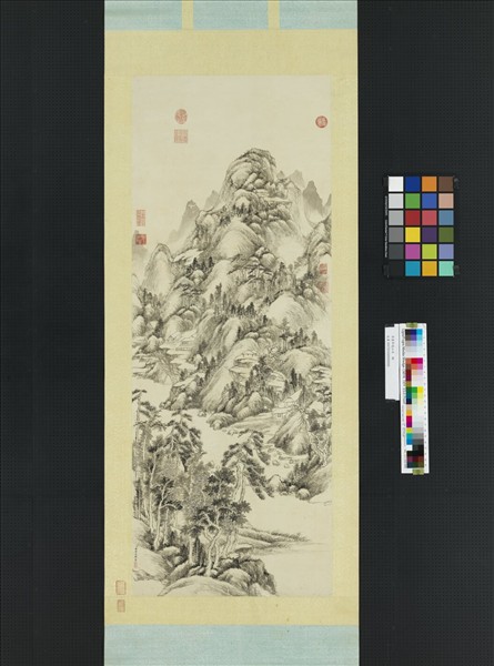 清董邦達山水　軸