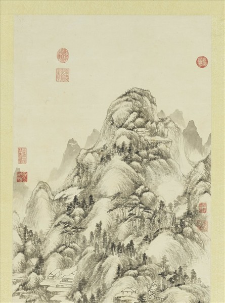 清董邦達山水　軸