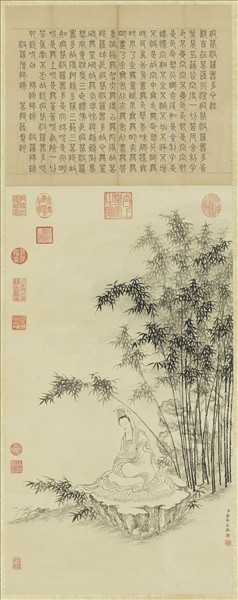 清董邦達畫大士像　軸