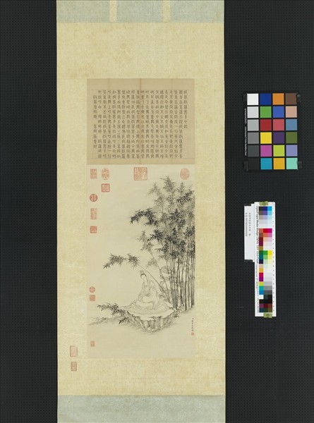 清董邦達畫大士像　軸