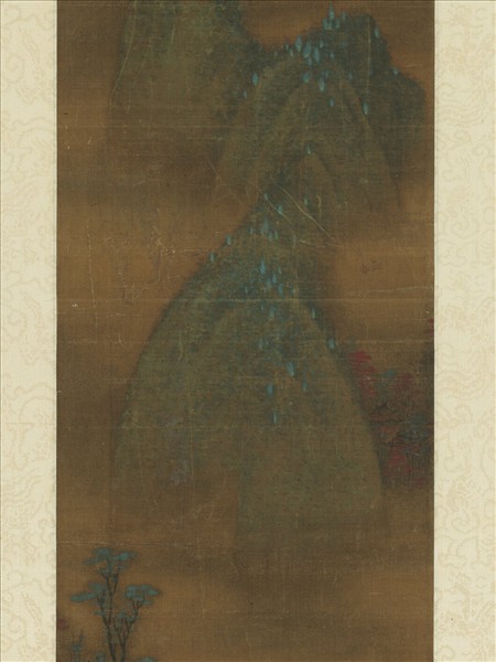 清張成龍仿張僧繇山水　軸