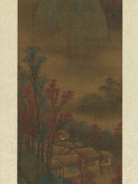 清張成龍仿張僧繇山水　軸