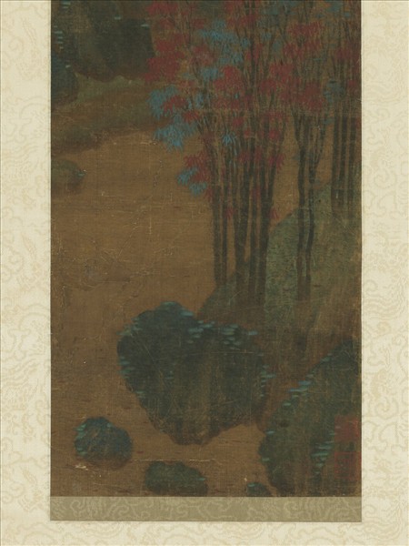 清張成龍仿張僧繇山水　軸