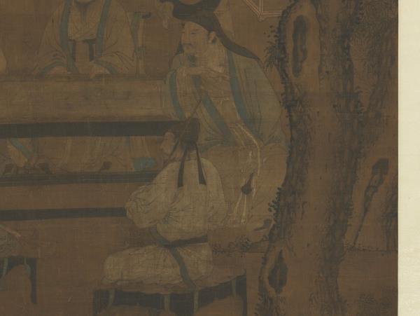 唐周昉演樂圖　軸