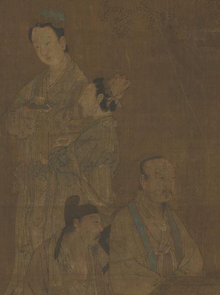 唐周昉演樂圖　軸