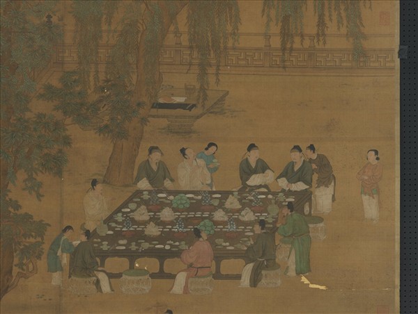 唐人文會圖　軸