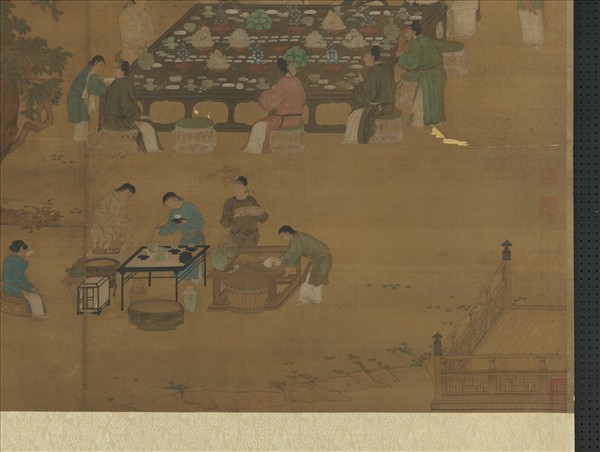 唐人文會圖　軸