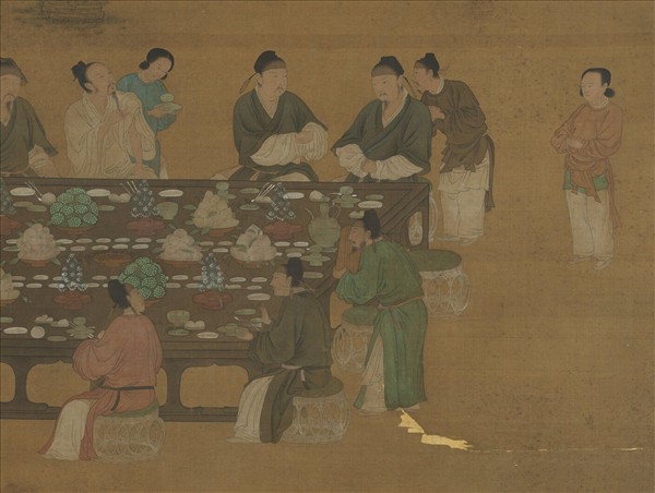 唐人文會圖　軸