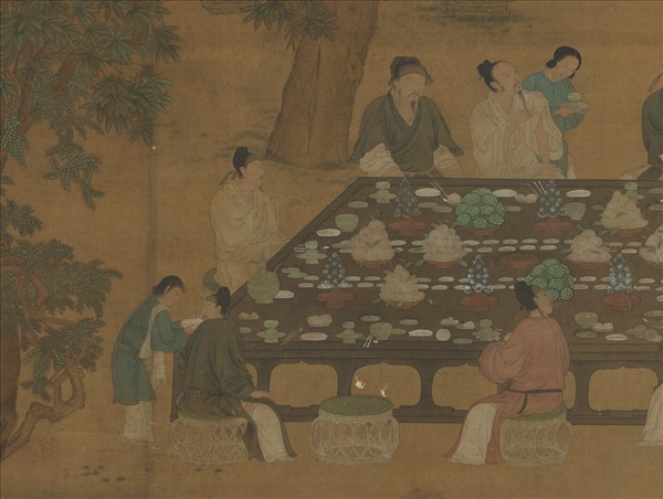 唐人文會圖　軸