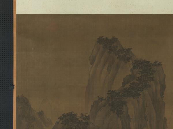 五代梁荊浩漁樂圖　軸