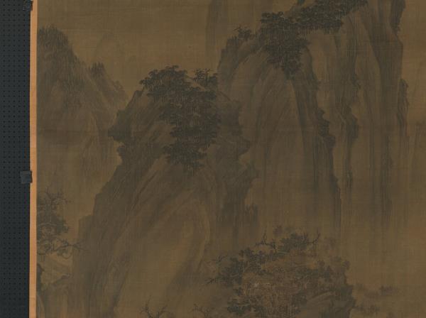 五代梁荊浩漁樂圖　軸