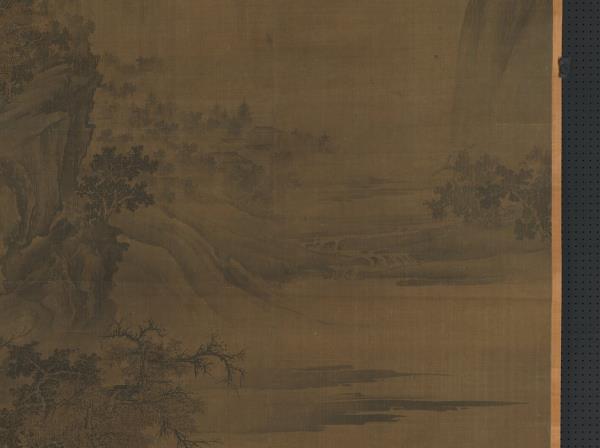 五代梁荊浩漁樂圖　軸