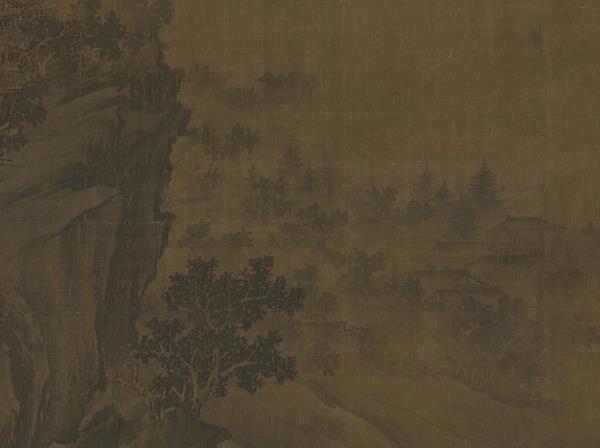 五代梁荊浩漁樂圖　軸