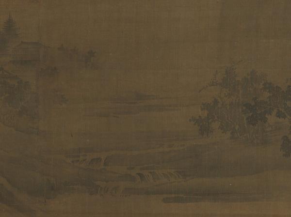 五代梁荊浩漁樂圖　軸