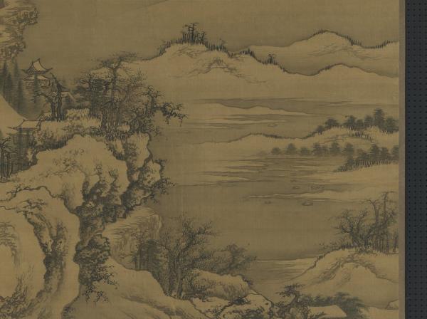 宋郭熙畫雪景　軸