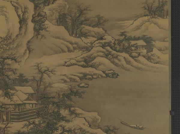 宋郭熙畫雪景　軸