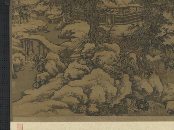 宋郭熙畫雪景　軸