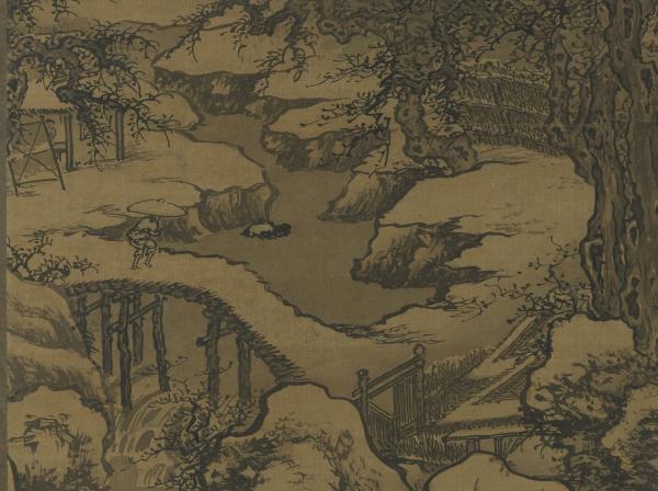 宋郭熙畫雪景　軸