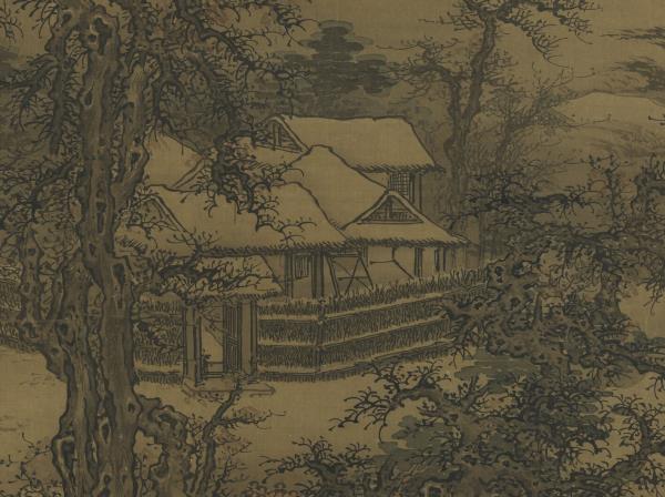 宋郭熙畫雪景　軸