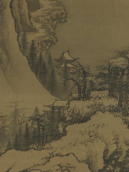 宋郭熙畫雪景　軸