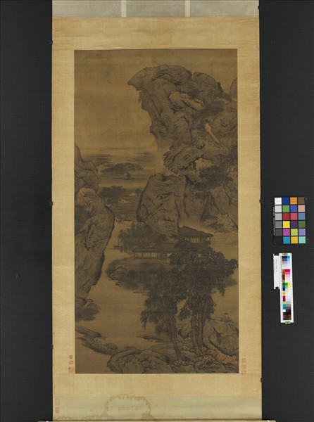 宋閻次平四樂圖　軸