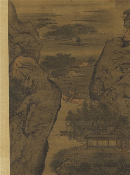 宋閻次平四樂圖　軸