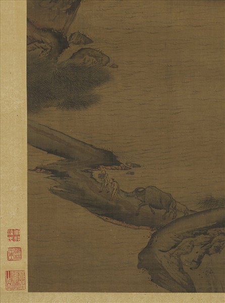 宋閻次平四樂圖　軸